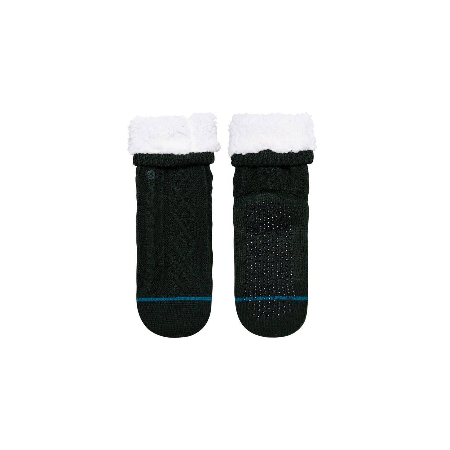 Stance Roasted Slipper Crew Sock - Green