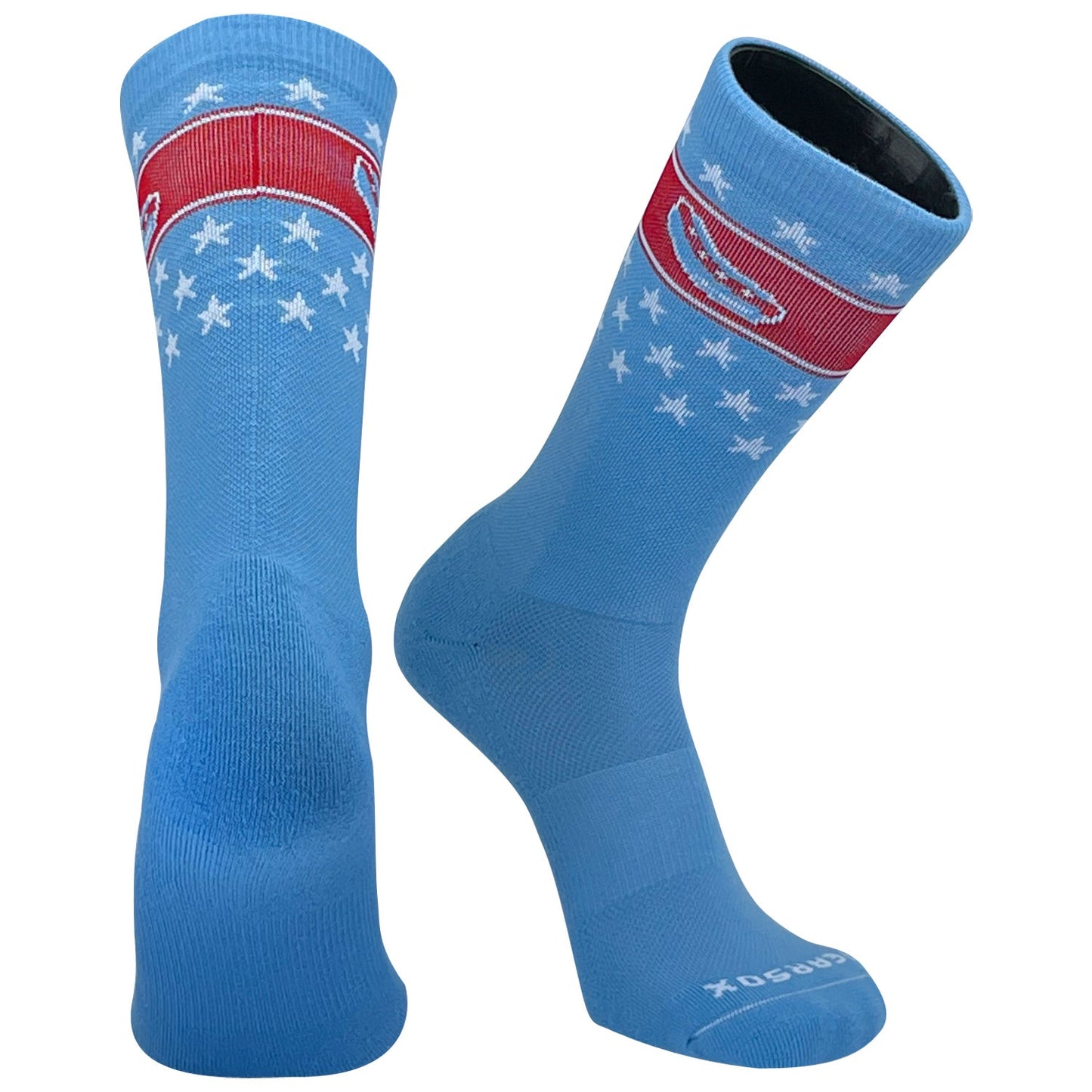 Pearsox Chicago Dogs Chicago Flag Blue Crew Socks