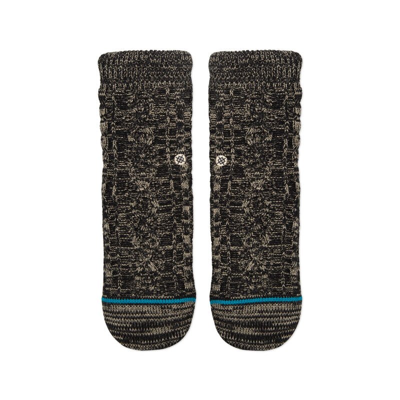 Stance Slipper Crew Sock - Aspen Washed Black