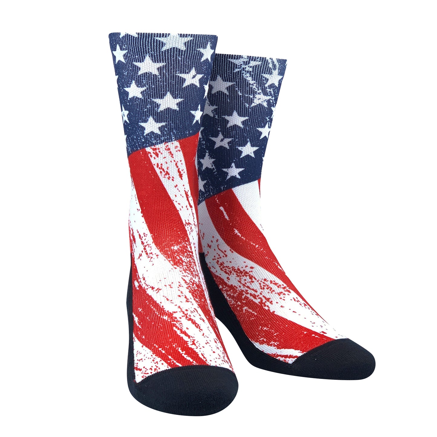 Rock Em Elite Stars & Stripes, USA Flag Crew Socks