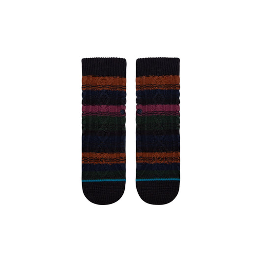 Stance Toasted Slipper Crew Sock - Black (S)