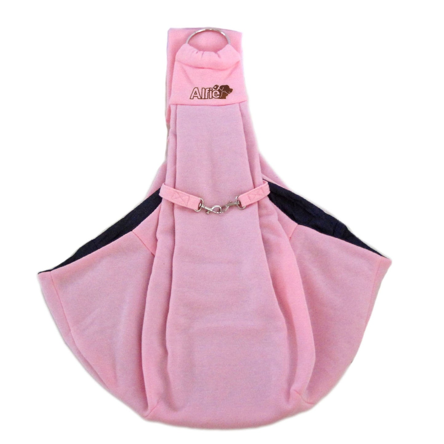 Pink Pet Sling Carrier with Adjustable Strap