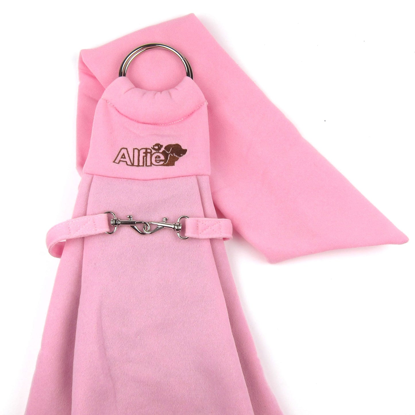 Pink Pet Sling Carrier with Adjustable Strap