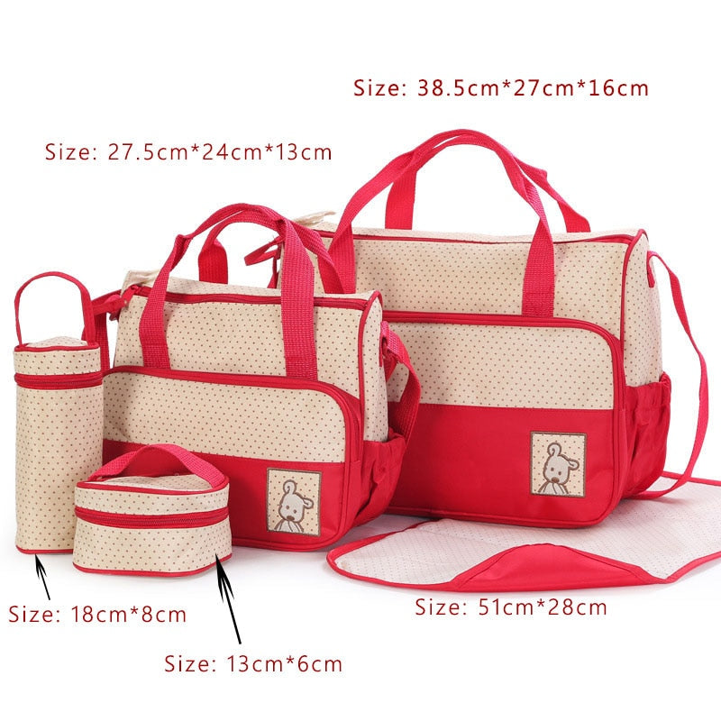 Mom Diaper Bag One Shoulder Baby Nappy Bag Women Travel Handbag for Baby Nursing Maternity Bag