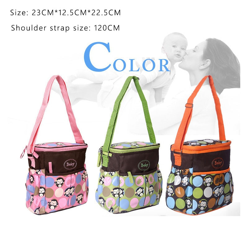 Mom Diaper Bag One Shoulder Baby Nappy Bag Women Travel Handbag for Baby Nursing Maternity Bag