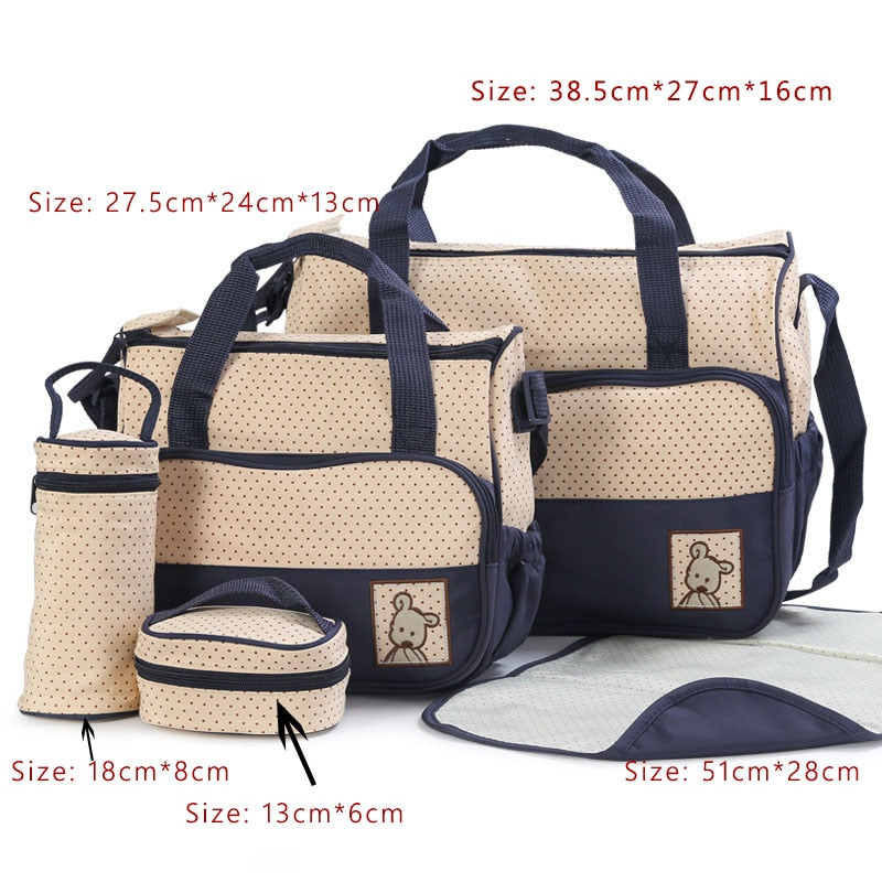 Mom Diaper Bag One Shoulder Baby Nappy Bag Women Travel Handbag for Baby Nursing Maternity Bag