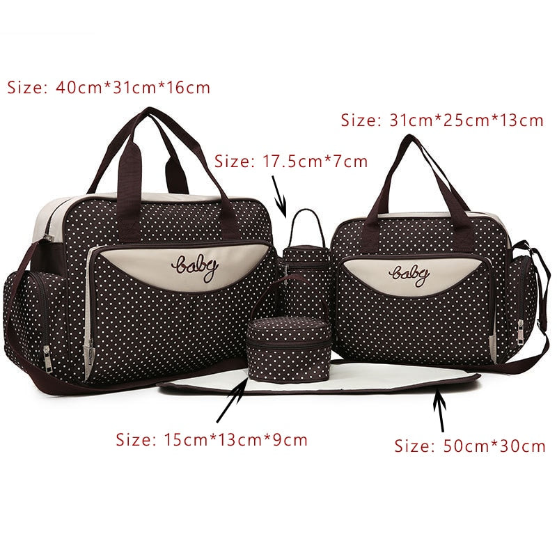 Mom Diaper Bag One Shoulder Baby Nappy Bag Women Travel Handbag for Baby Nursing Maternity Bag