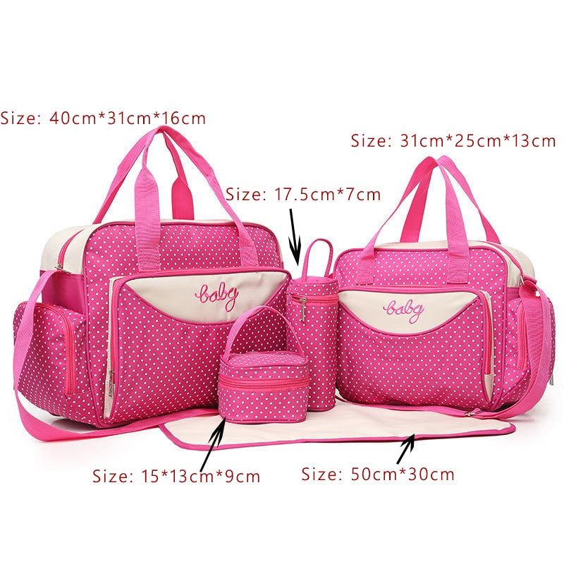 Mom Diaper Bag One Shoulder Baby Nappy Bag Women Travel Handbag for Baby Nursing Maternity Bag