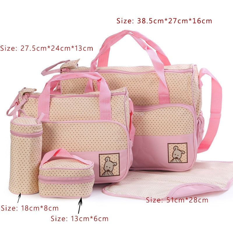 Mom Diaper Bag One Shoulder Baby Nappy Bag Women Travel Handbag for Baby Nursing Maternity Bag