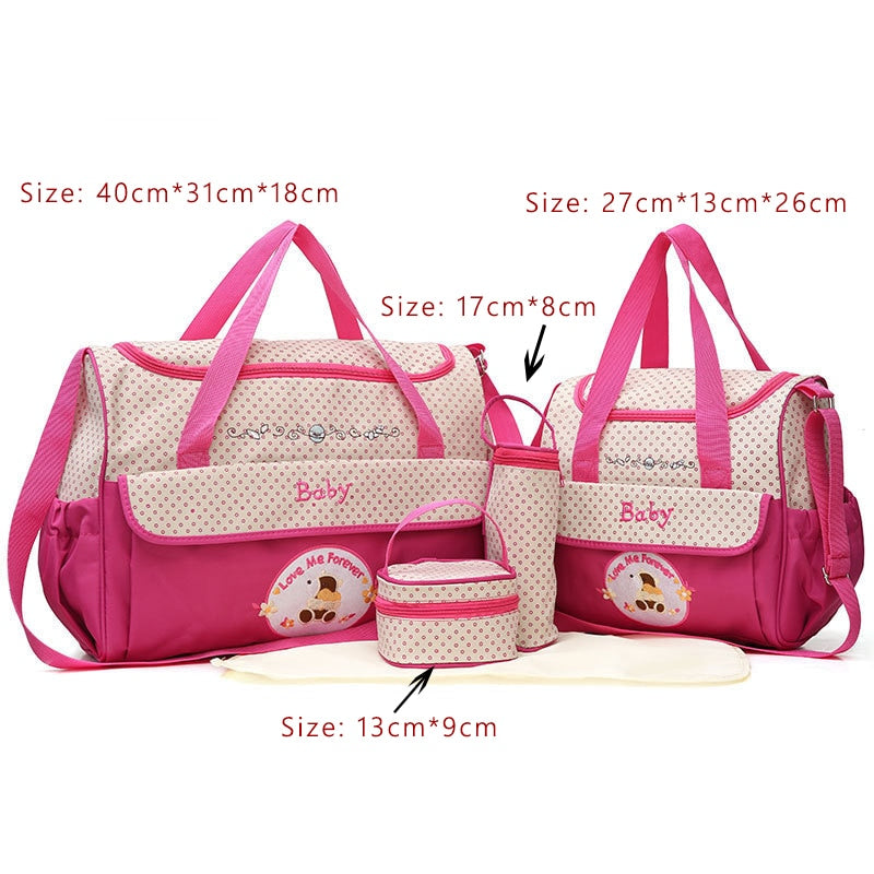 Mom Diaper Bag One Shoulder Baby Nappy Bag Women Travel Handbag for Baby Nursing Maternity Bag