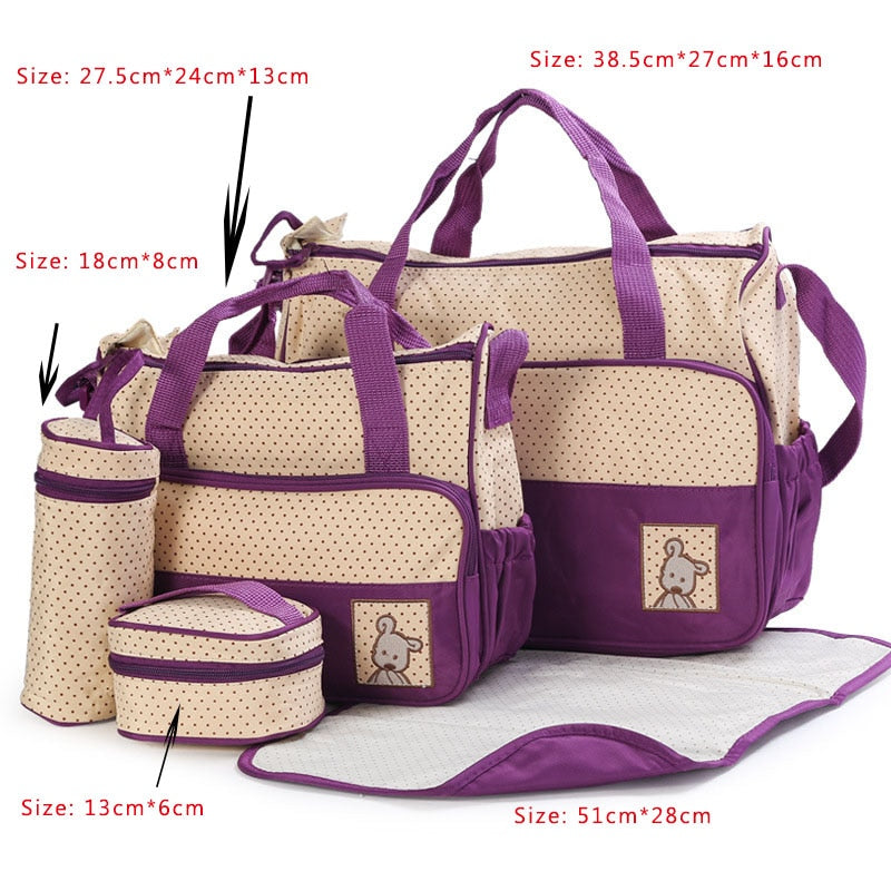 Mom Diaper Bag One Shoulder Baby Nappy Bag Women Travel Handbag for Baby Nursing Maternity Bag