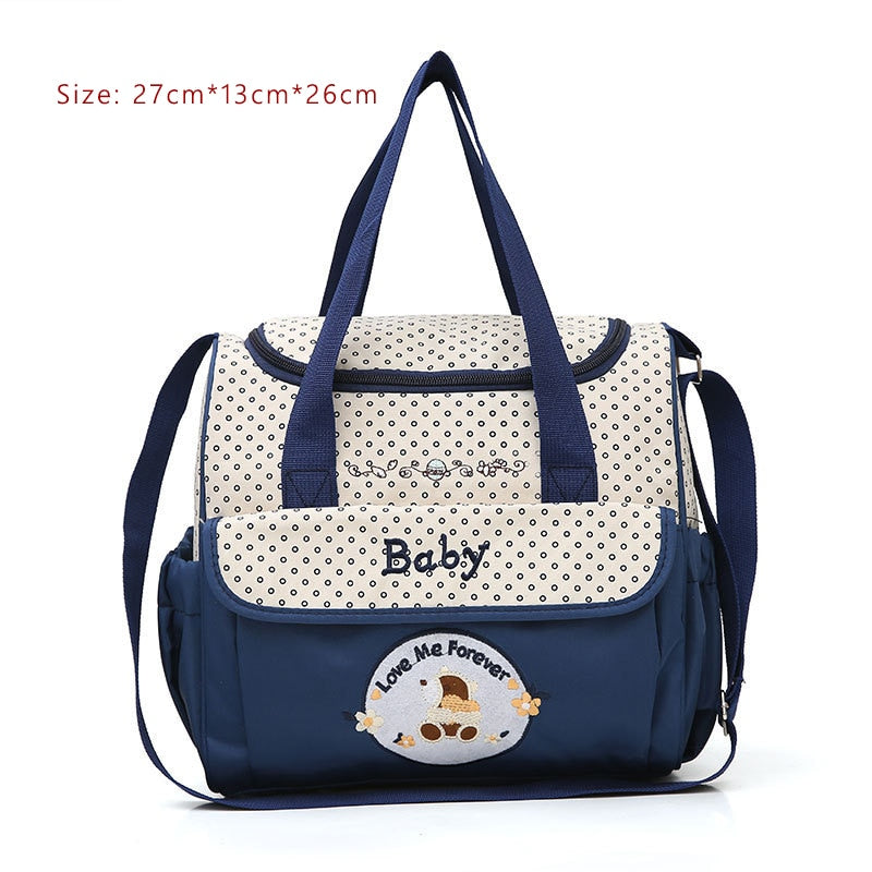 Mom Diaper Bag One Shoulder Baby Nappy Bag Women Travel Handbag for Baby Nursing Maternity Bag