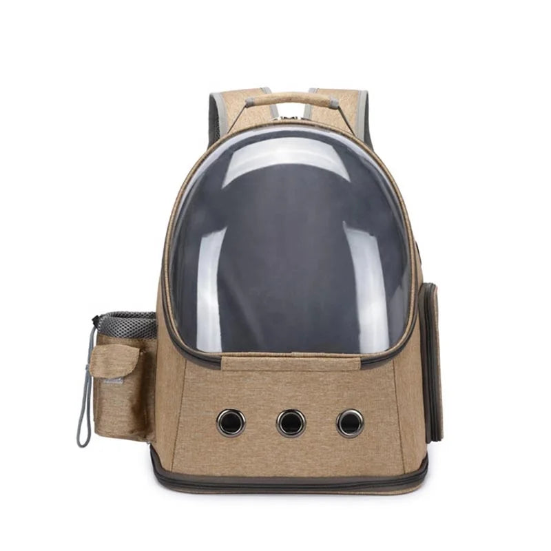 Hot Sale version space cat dog backpack carrier pet carrier airline approved Transparent Double Shoulder Cat Bag