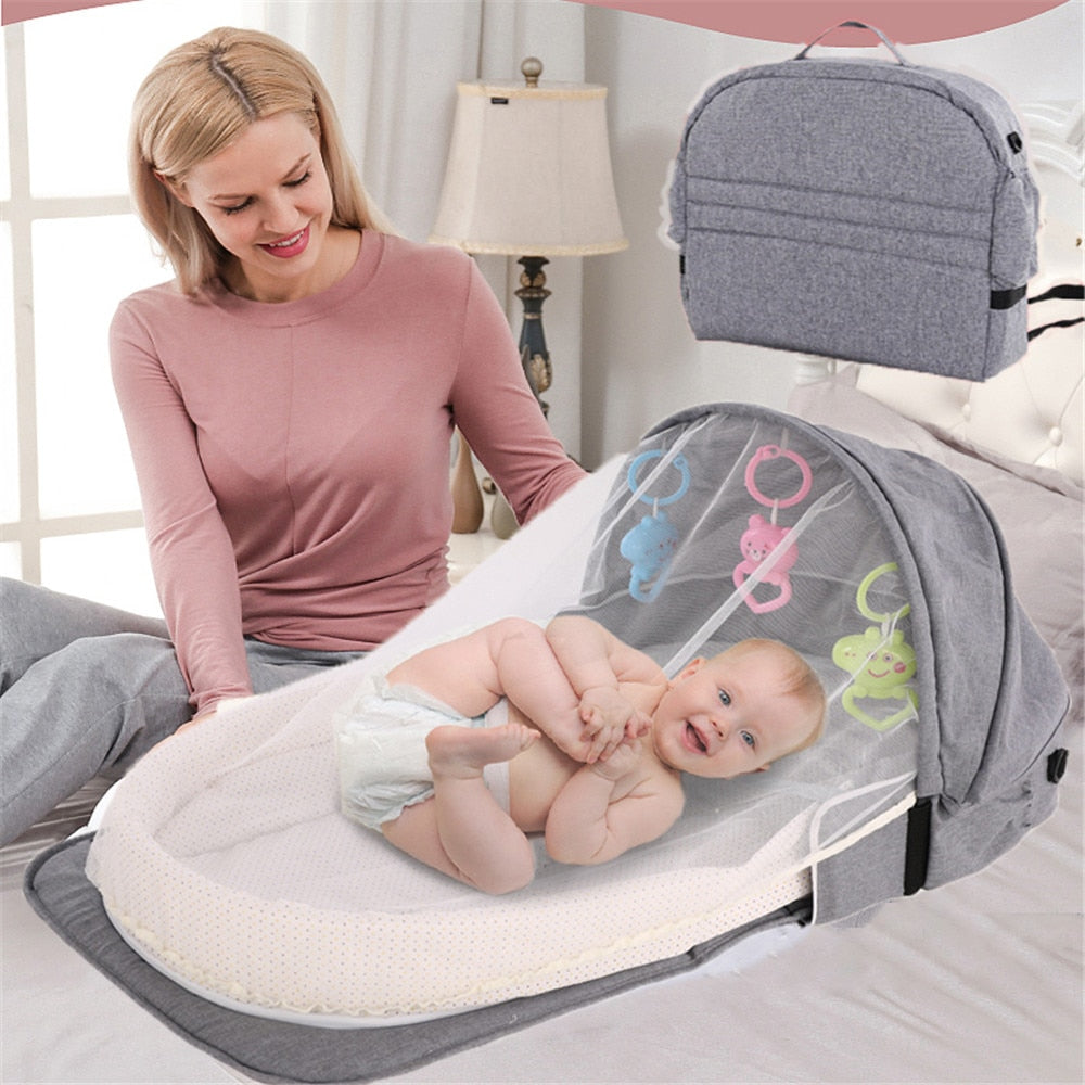 Backpack Baby Bag with Bed