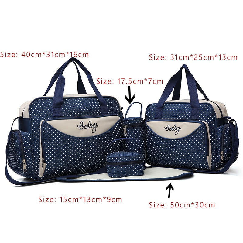 Mom Diaper Bag One Shoulder Baby Nappy Bag Women Travel Handbag for Baby Nursing Maternity Bag